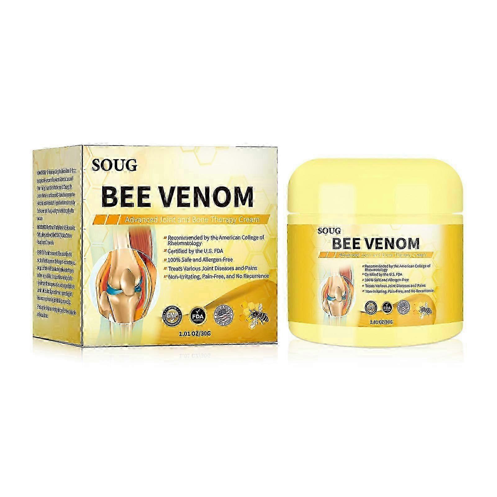 Body Joint Care Cream with Bee-Venom Joint Pain Treat Soothing Massage Cream for External Use 2025