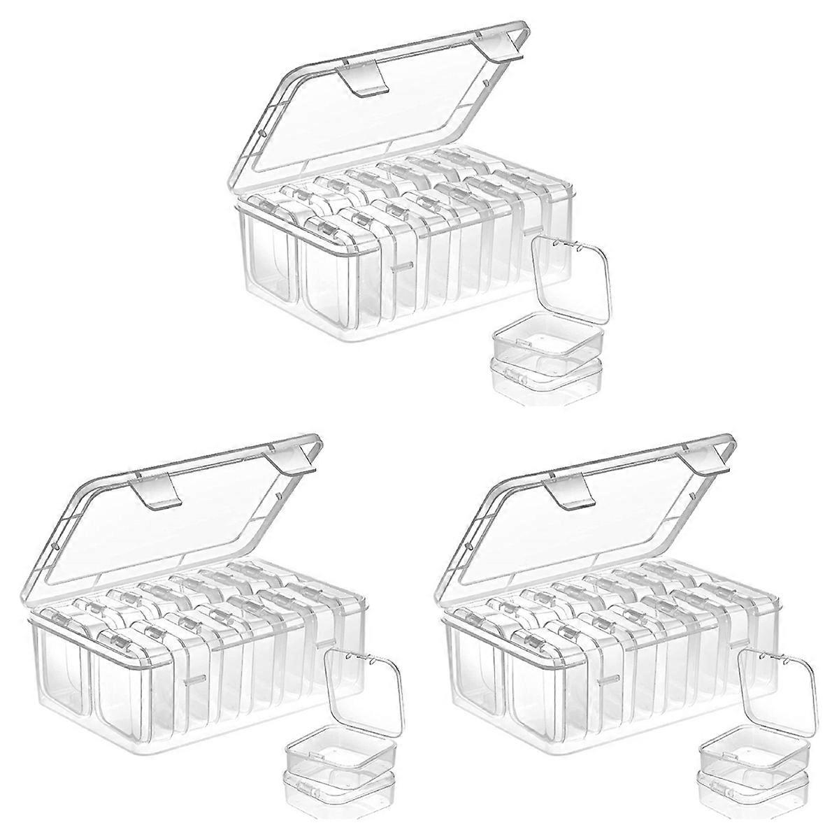 Small Storage Box with Lid Small Clear Box Container Box Empty Mini