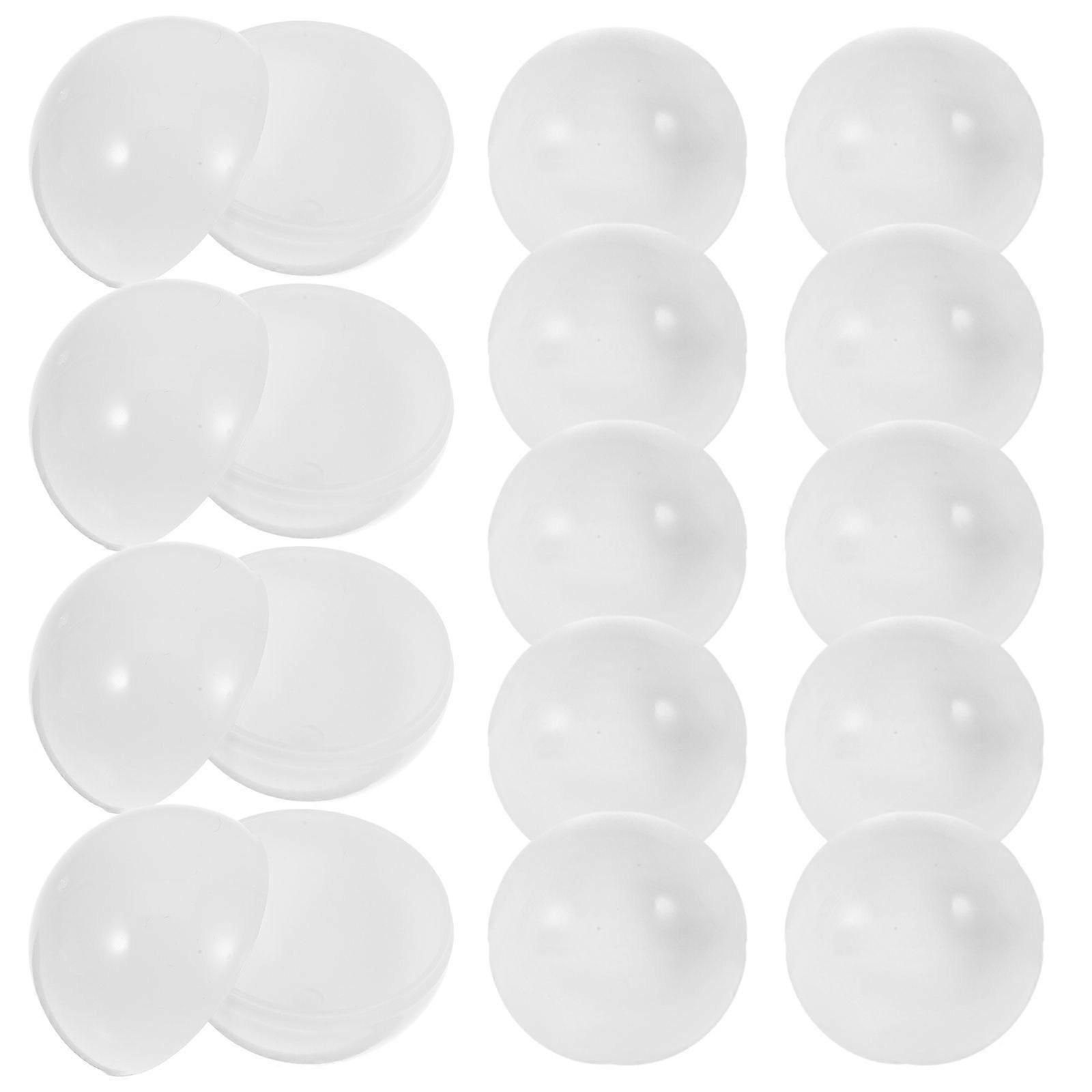 30pcs ανοιγόμενες μπάλες λαχειοφόρων αγορών ελαφριές μπάλες λοταρίας επαναχρησιμοποιήσιμες κενές μπάλες λοταρίας