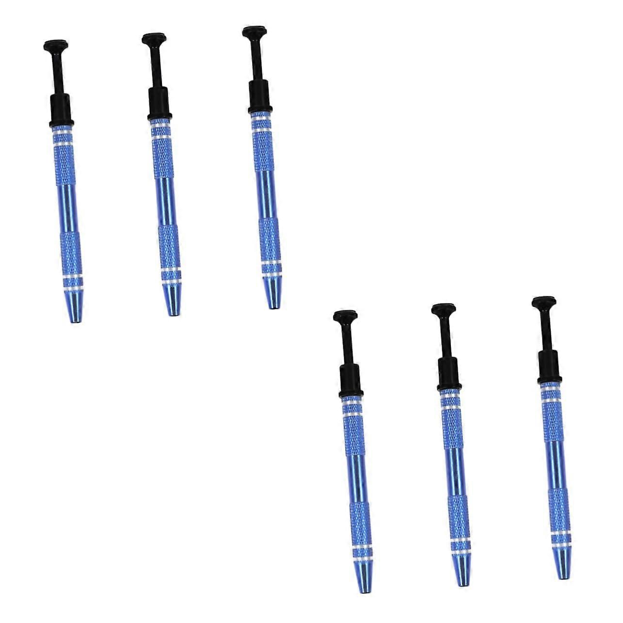 IC Extractor Tool, 2 Sets, 6 Pieces, Precision Gripper for Electronics, Safe Chip Puller for TV DVD PC Repairs