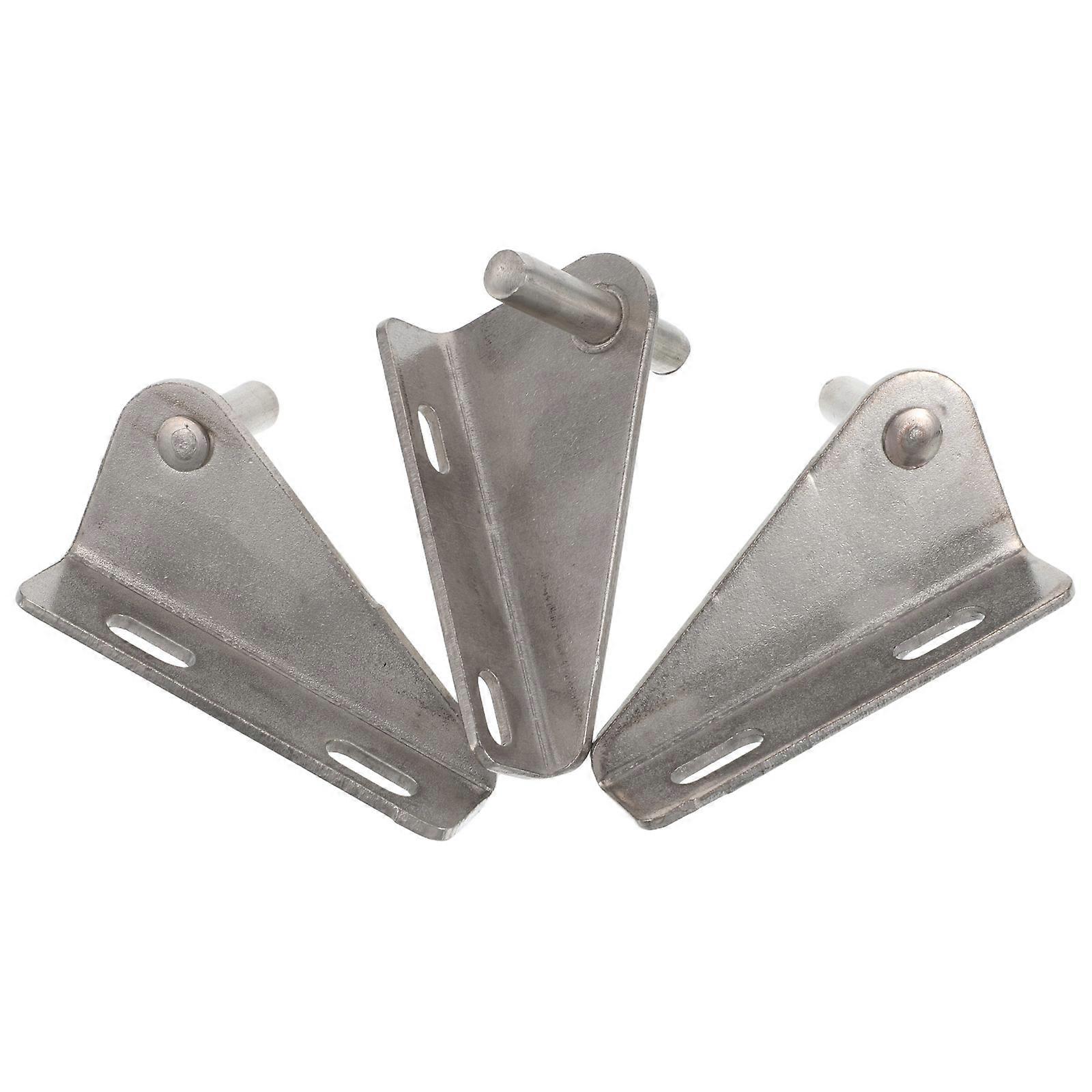 3pcs Refrigerator Door Hinge Replacement Kit for Freezers, Vertical Freezer Parts, Door Shaft for Commercial & Residential Use