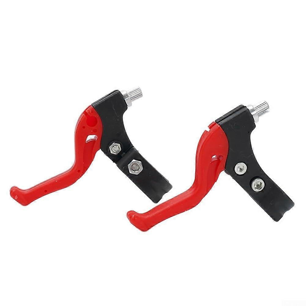 Brake Lever Set For 2 2cm Handlebar Bicycle Repair Red