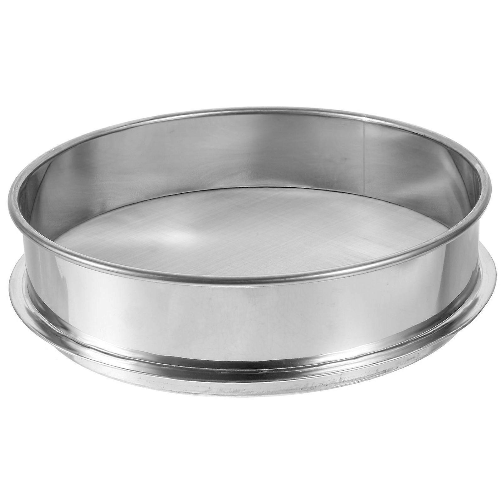 1PC Stainless Steel Herbal Pollen Hash Extractor Stackable Sifter Shaker (20cm Diameter)