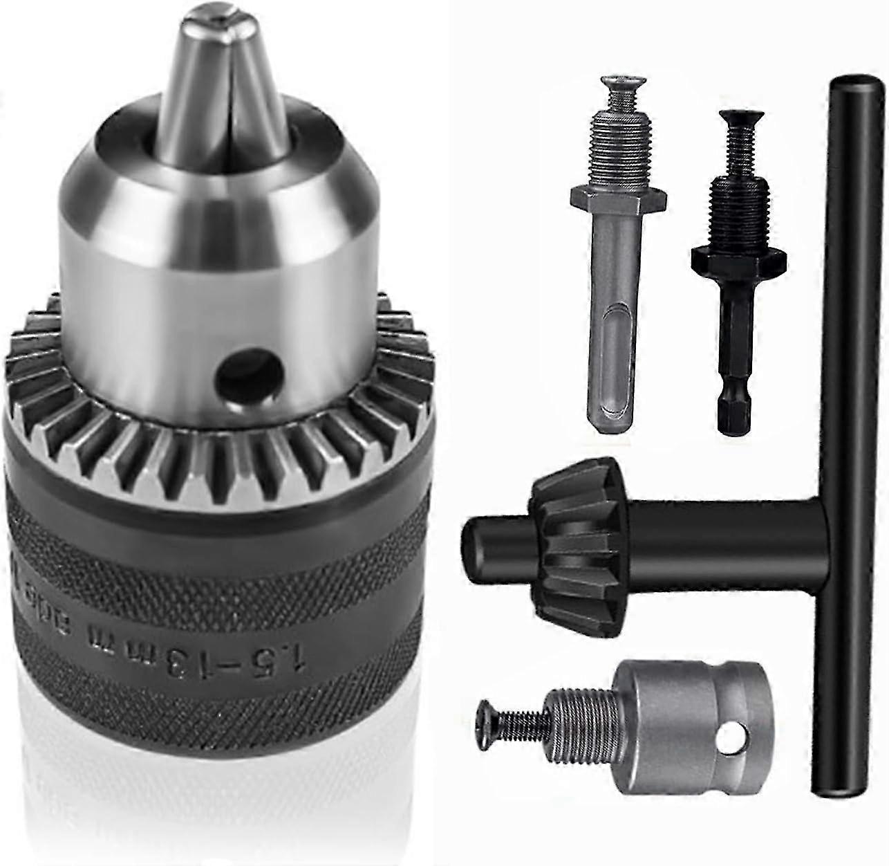 1.5-13mm Keyed Chuck SDS-Plus Adapter 1/2''-20UNF Quick Release Drill Chuck
