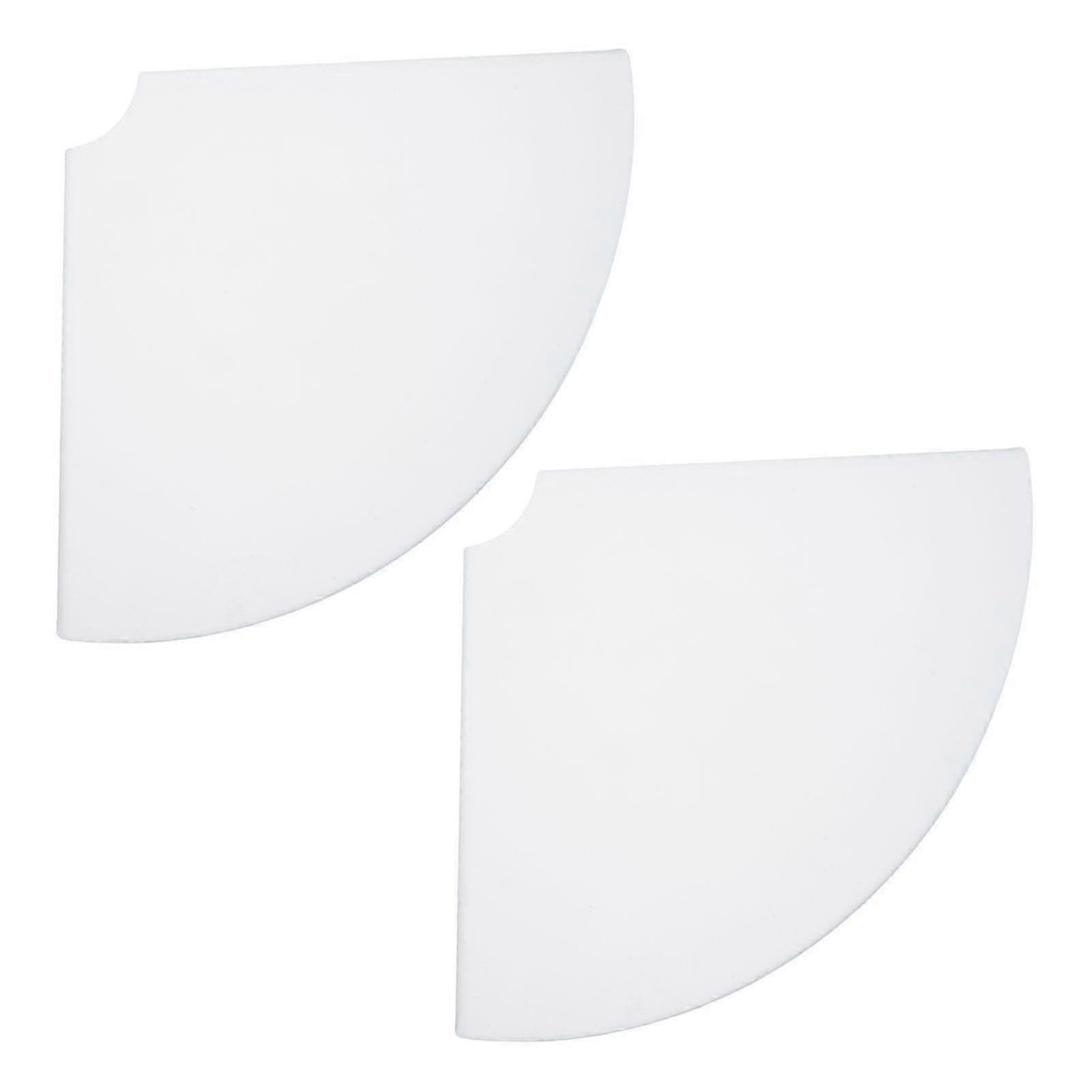 2 Sets Of Acrylic Wall Shelf Wall-mounted Floating Shelf Corner Shelf