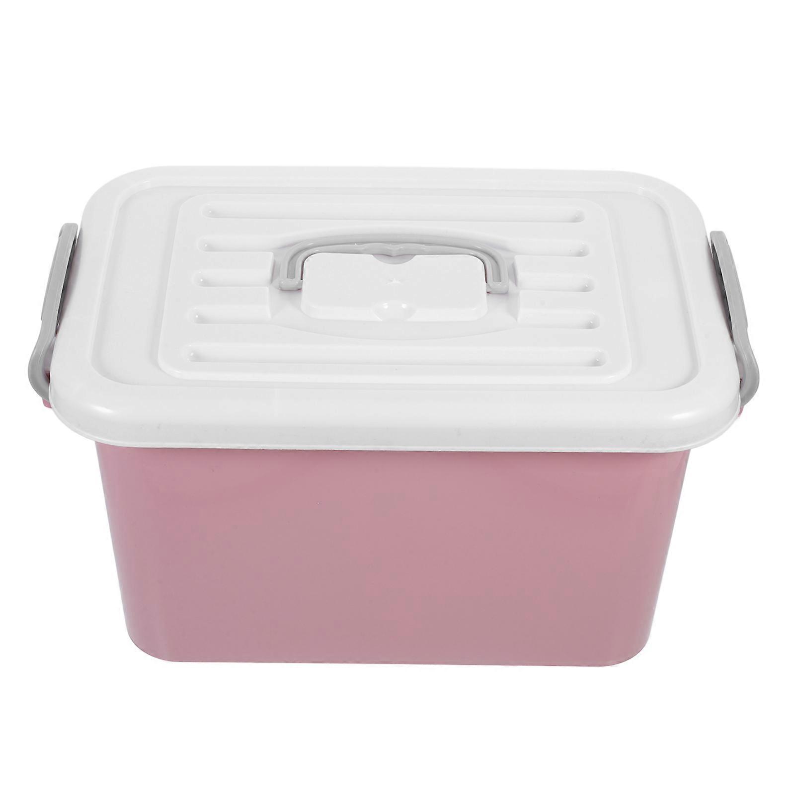 Stackable Storage Container with Lid – Multi Functional Organizer for Building Blocks & Home Items, Versatile Nordic Design
