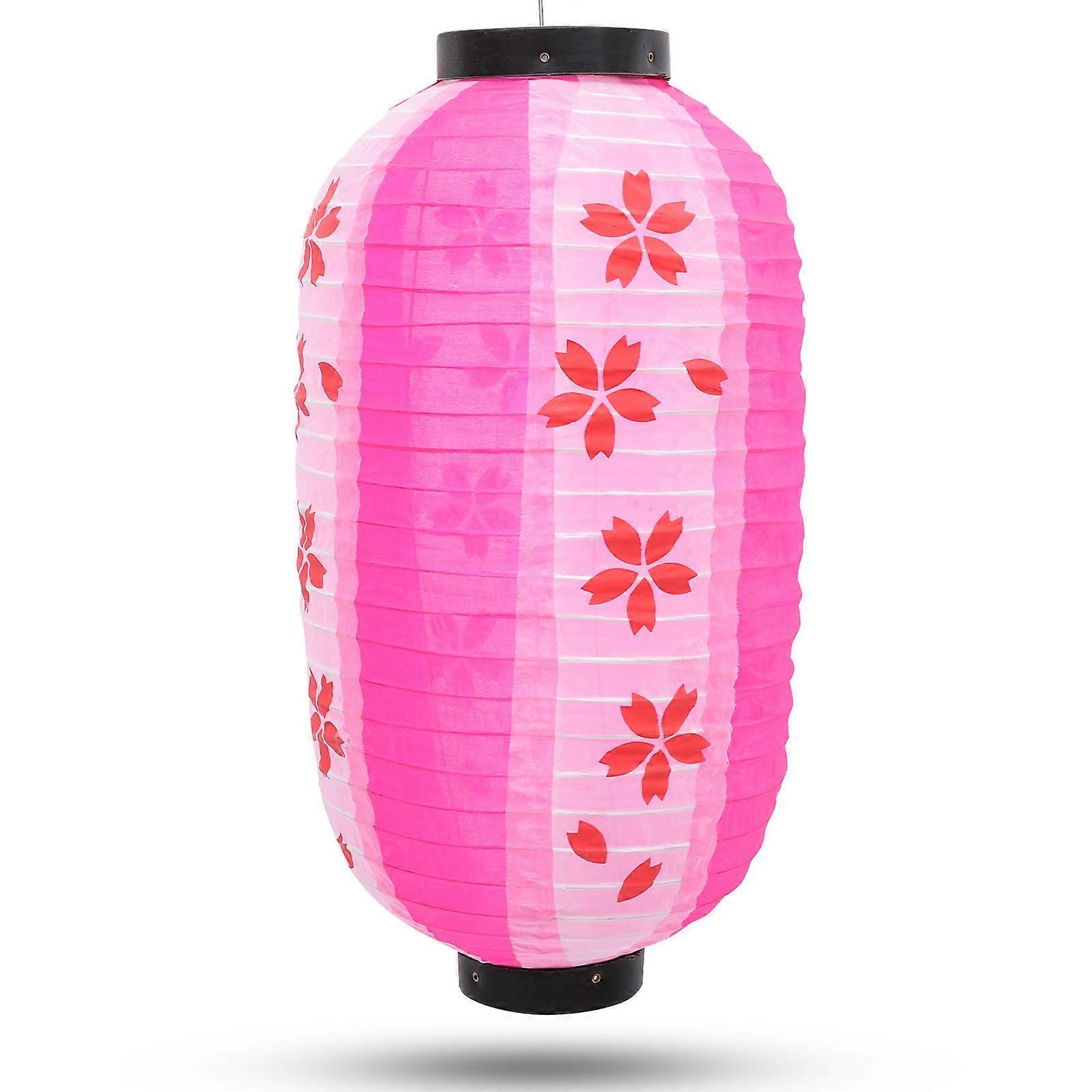 Decorative Lanterns Japanese Lantern for Outdoor Use Rosy 48X25X25CM Light Diffusion 1Set