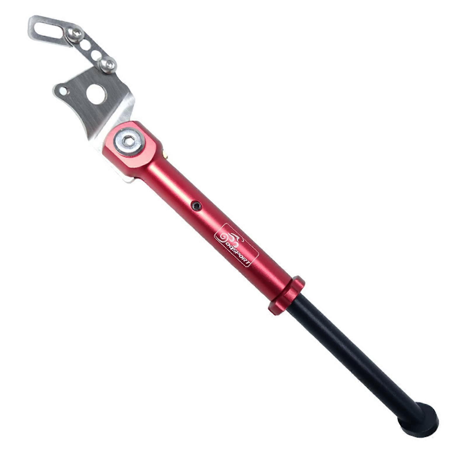 Side Kickstand With Foot Pad For 14/16/18/20-Inch Folding Bikes Red