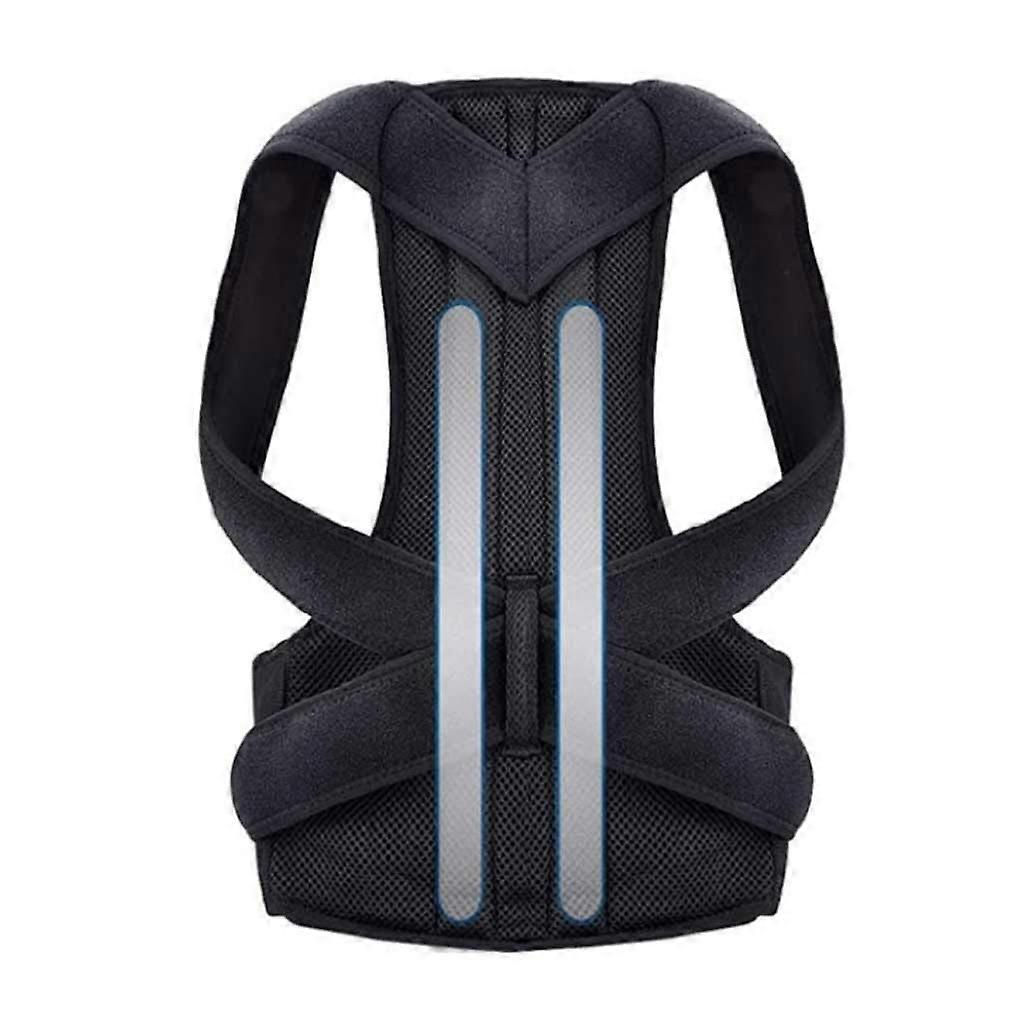 Adjustable Posture Corrector, Back Support, Clavicle Support, Stops Slouching and Adjustable Back Trainer, Drop (Color: SmallS) S A