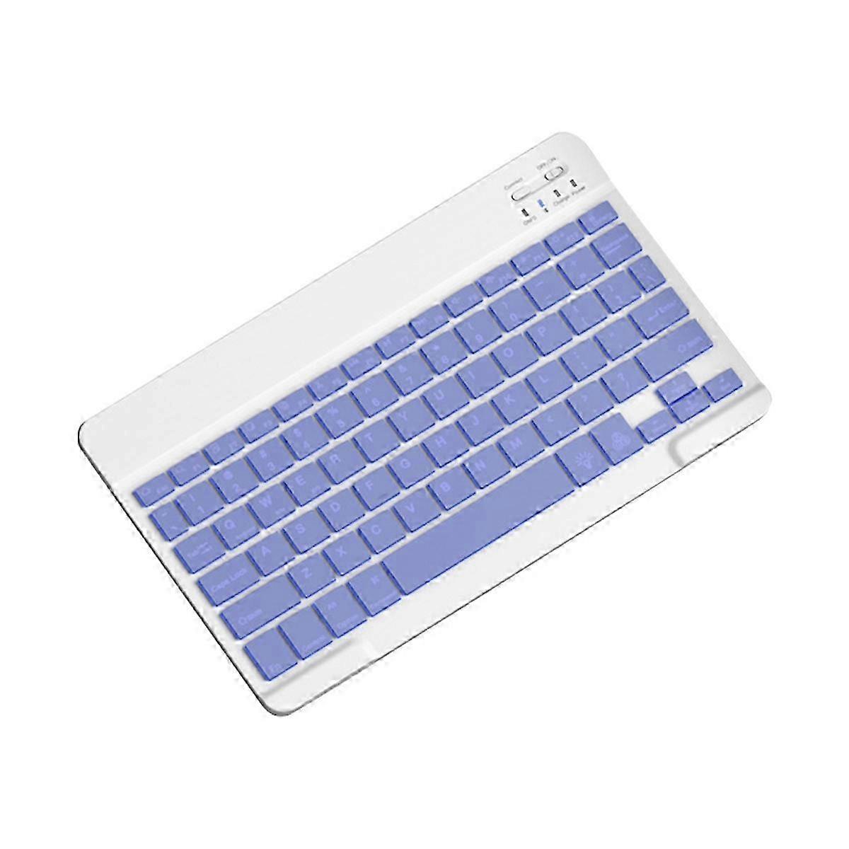 10-Inch Backlit Bluetooth Portable Mini Mute Keyboard for Smartphones, Tablets, and Laptops