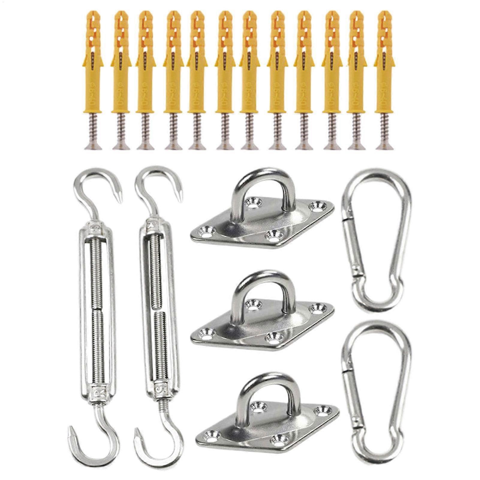 Shade Segel Hardware - Heavy-Duty Installation Tools for Rectangle Canopy Shade, Durable Outdoor Mounting Accessories