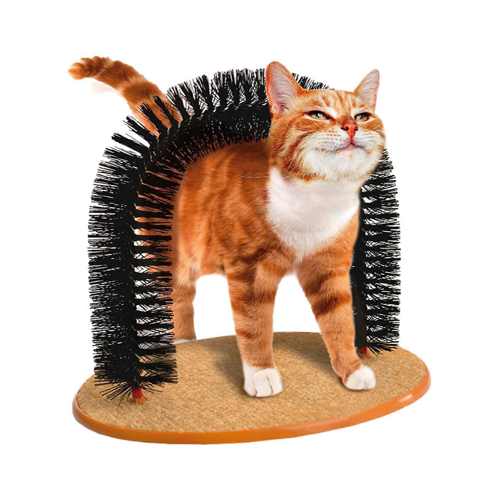 Sisal scratching post for cats, selfgrooming, massage tool, scratching arch
