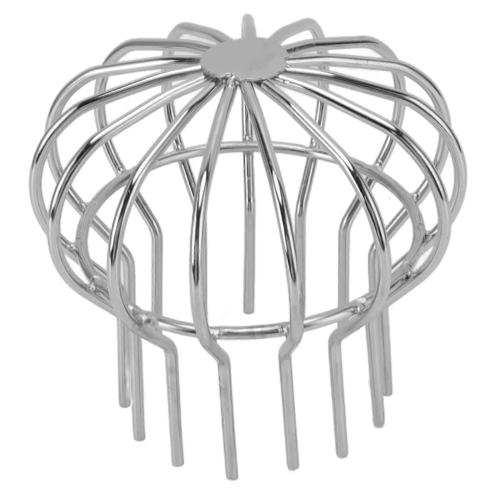 Gutter Protection, Stainless Steel Filter Screen for Round Downpipe, Stops 110 Tube
