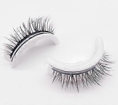 Reusable Adhesive Eyelashes, False Lashes 3d Self Adhesive False Eyelash Easy To Put On Natural Fake Eyelashes