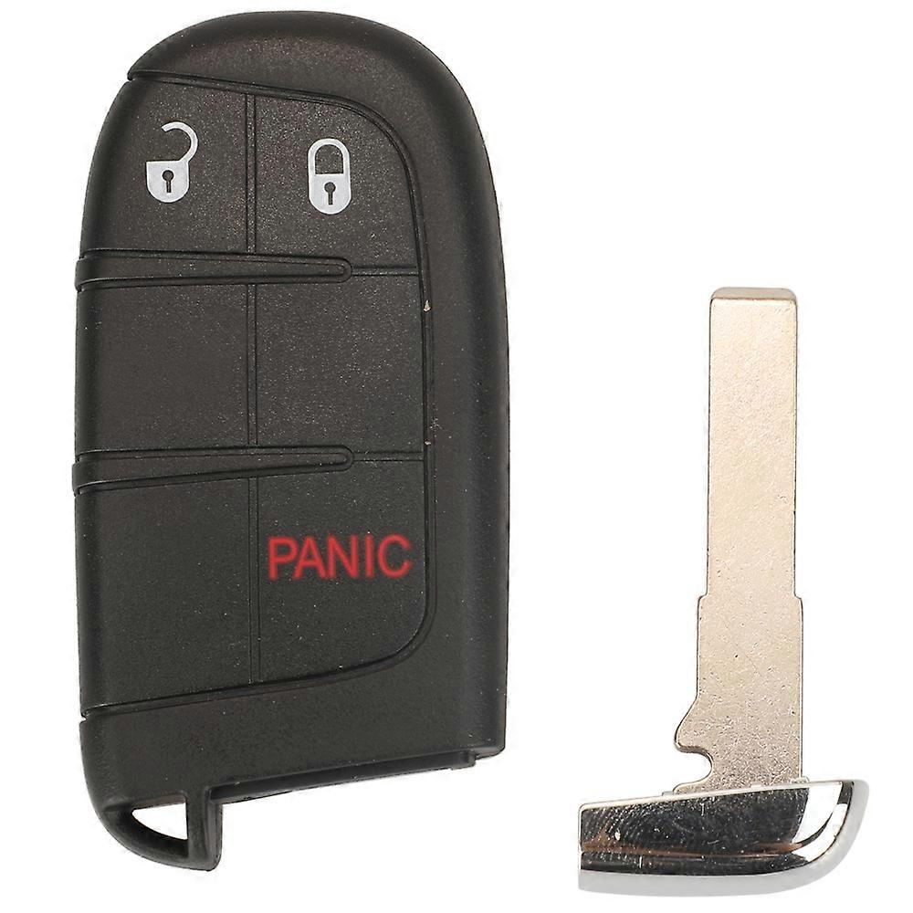 SIP22 Blade Smart Remote Car Key Shell Fob for Jeep Renegade Compass 3/4/5 Buttons Auto SUV Keyless Entry Fob Case~01298
