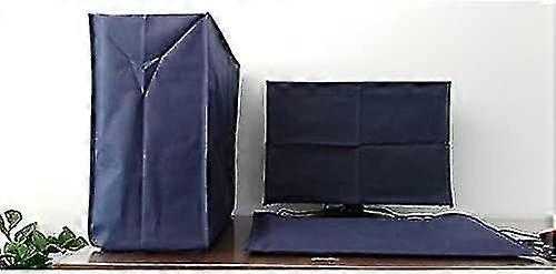 3 Pieces Computer Dust Cover Monitor + Keyboard+ Computer Host Pc Dust Proof Computer Covers Case Computer Dust Cover For Desktop Pc Cpu Tower Protect