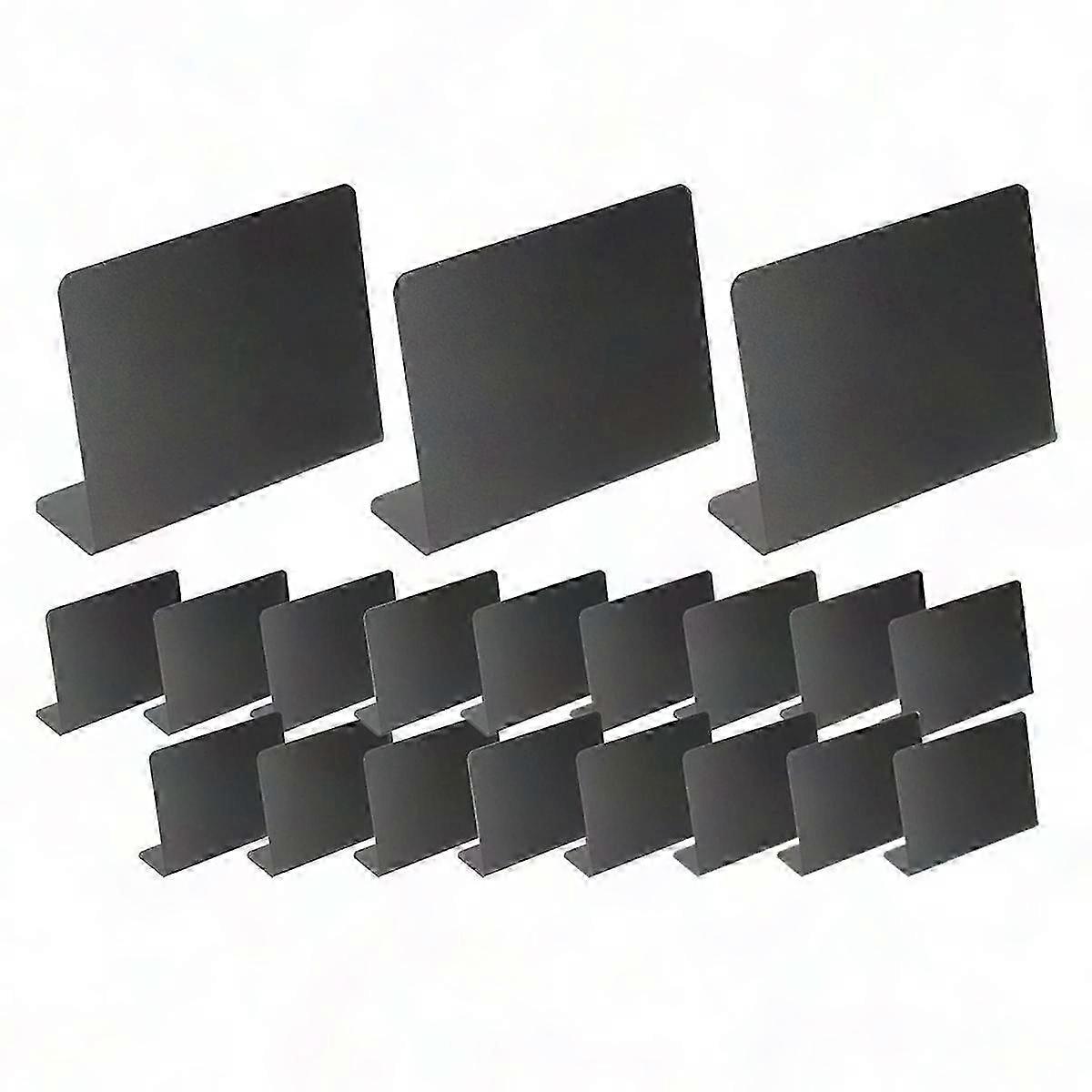 20 Pieces Blackboard Style Table Signs for Buffet Menus and Party Food Labels