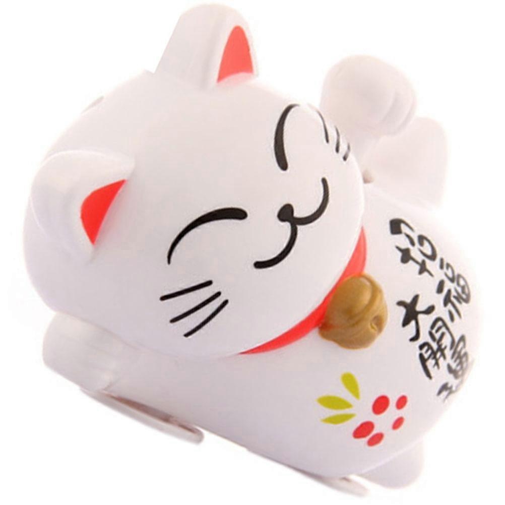 Cat Figurine Office Cat Decor 11x8cm Weaving Arm Assorted Use 1Pcs