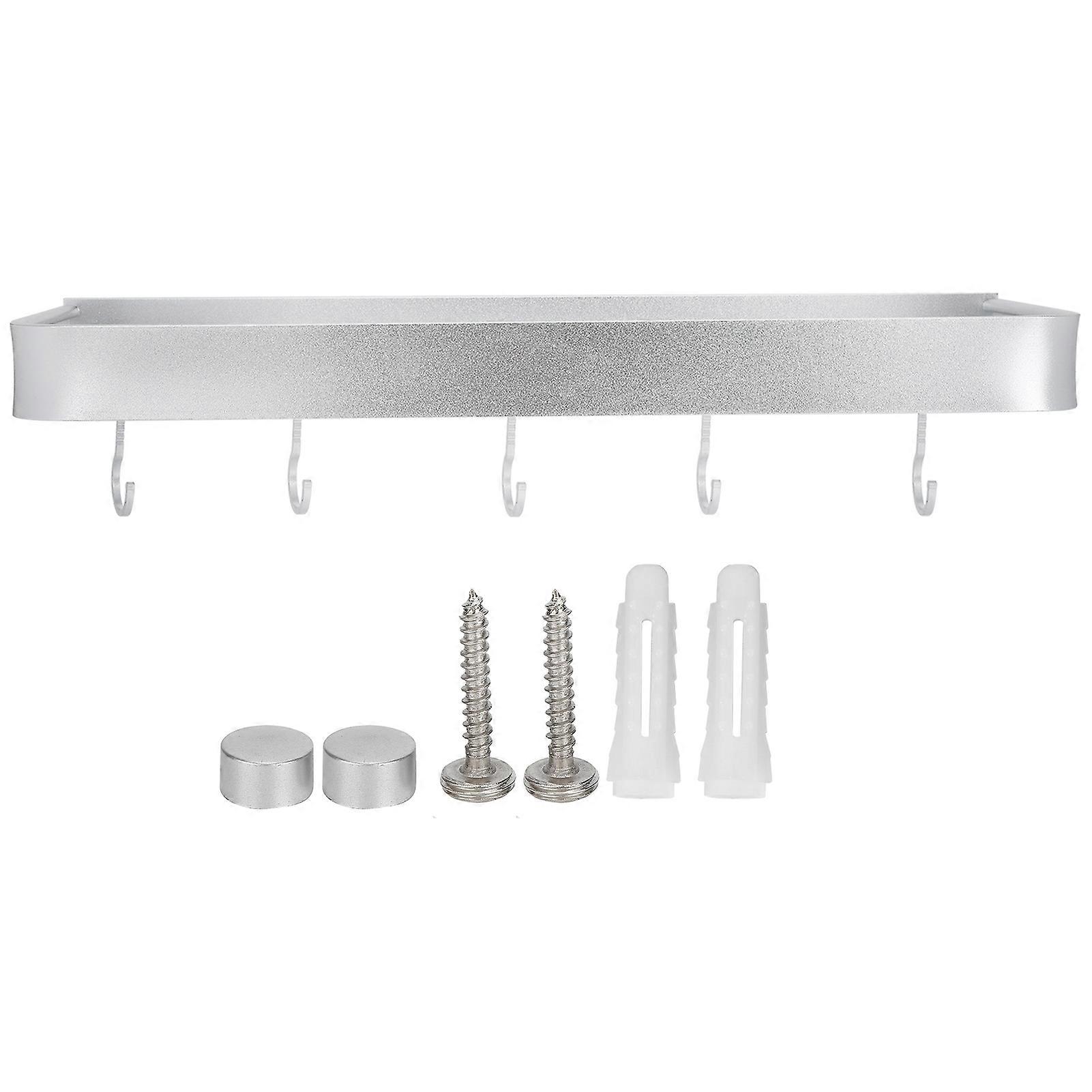 Bathroom Shelf Wall Mount Space Aluminium Shower Single Layer Shelf Shampoo Storage Rack