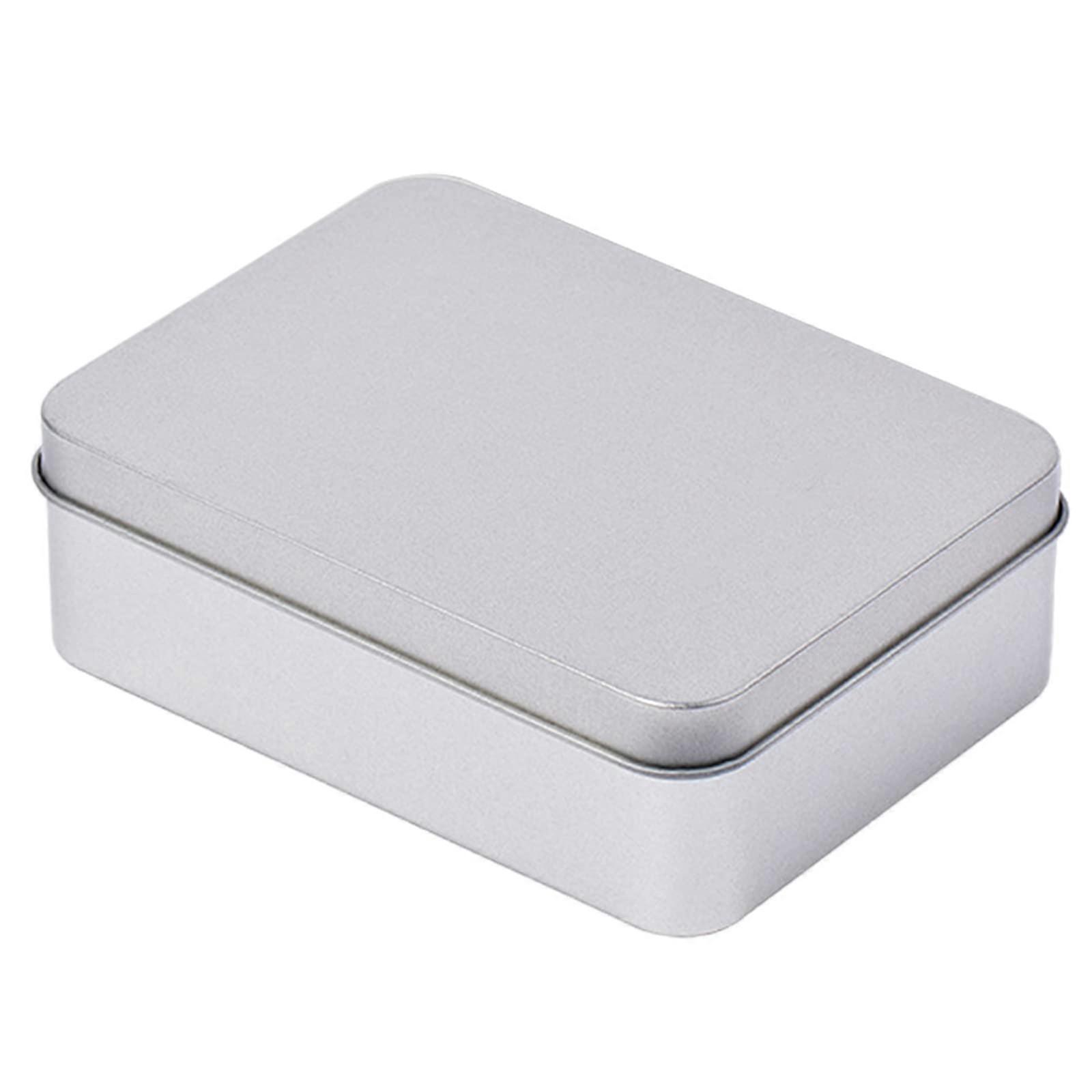 Empty Metal Playing Card Storage Box