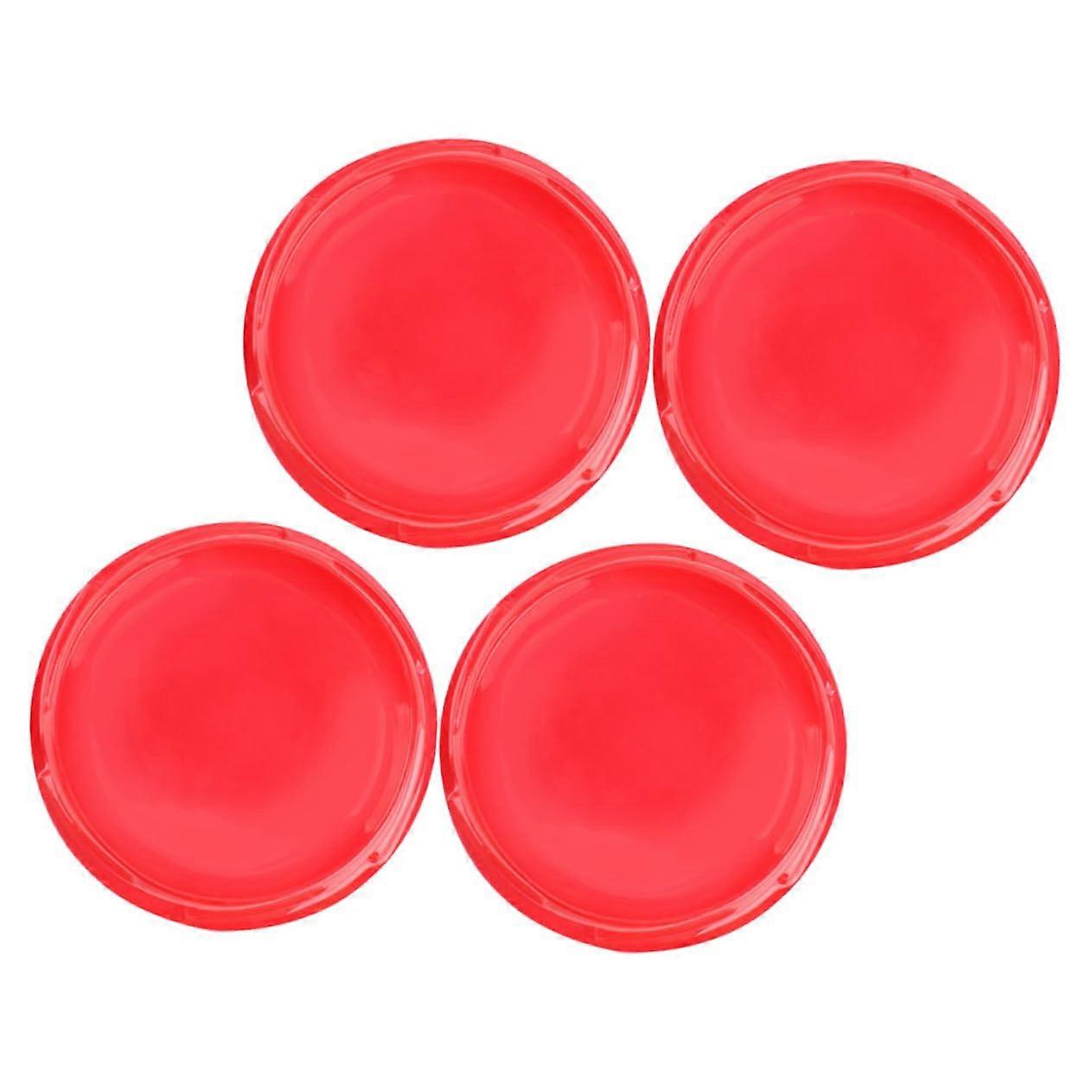 Gyro Toy Pack Of 4 For Burst Arena Competition Gyro Discs Red Plastic For Children Compatible With Gyro Duel Disk