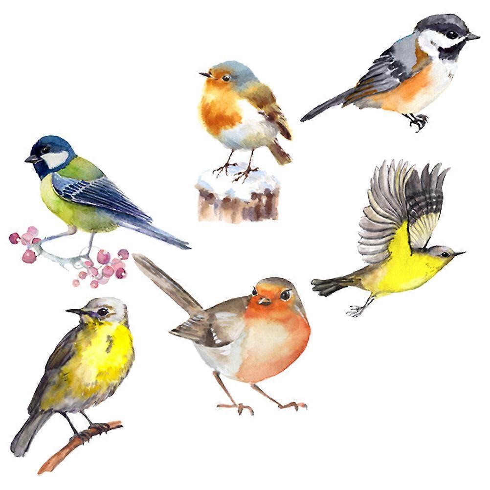 Non Adhesive Bird Window Cling Stickers for Collision Prevention Easy to Use Static Decals for Window Bird Protection