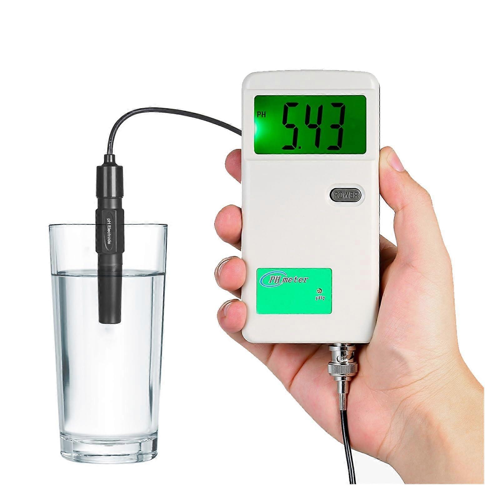 Water Quality Meter, Digital pH Meter, highprecision pH tester, backlight, water quality tester for Field and Lab
