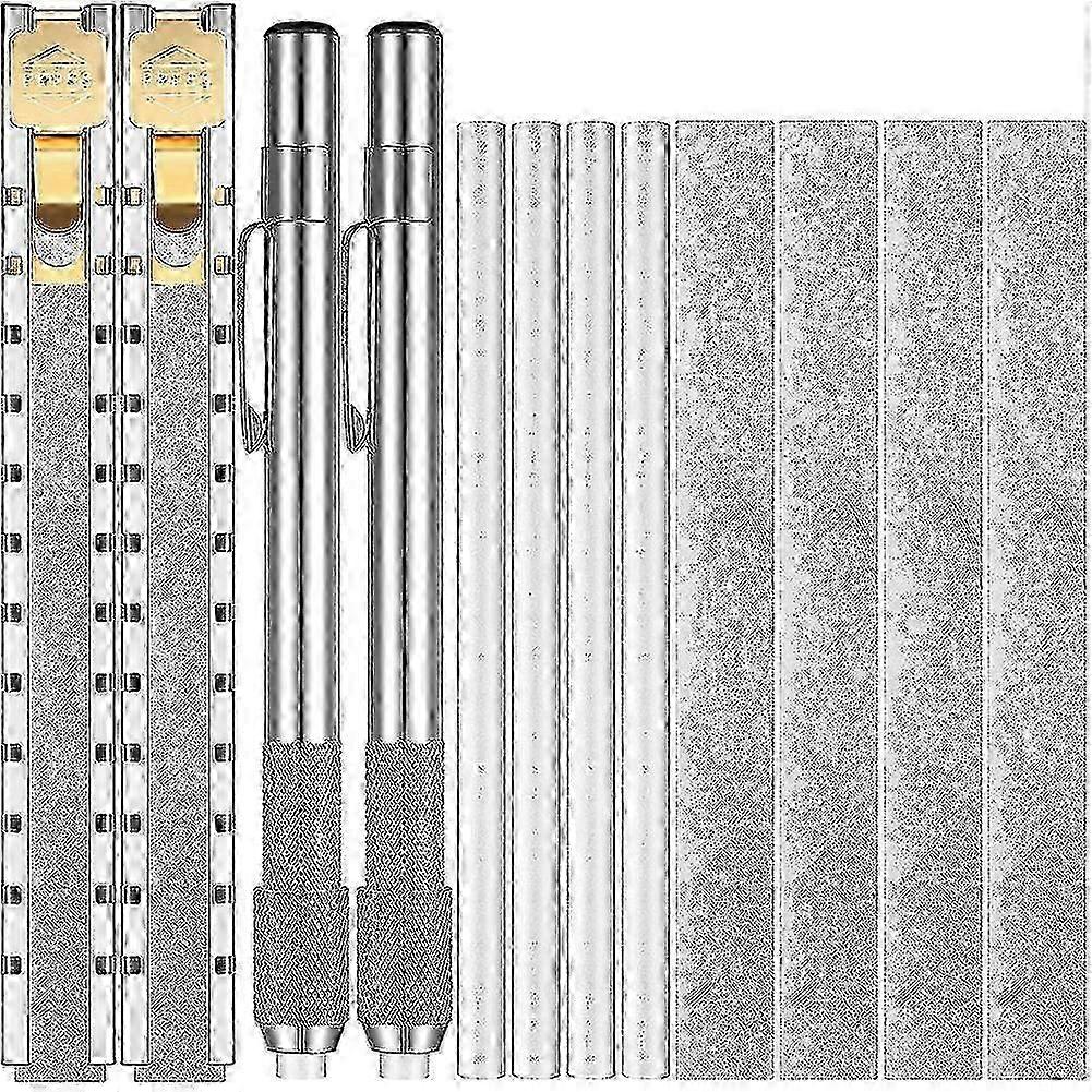 Flat Aluminum Welding Soapstone Holder with Removable Stone Markers Tool