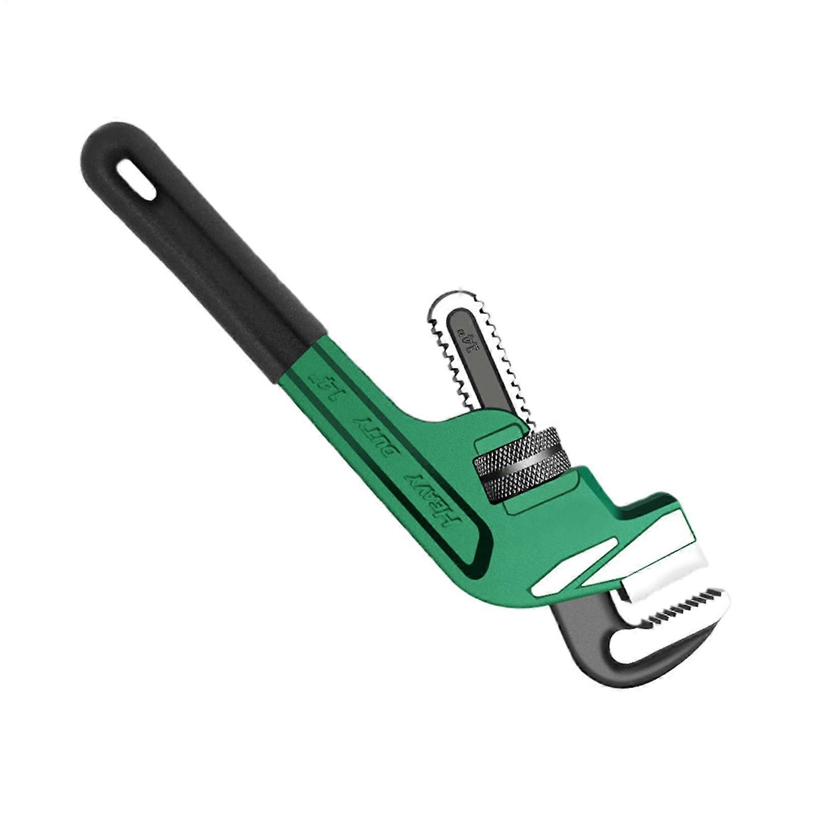 Adjustable wrench  straight pipe wrench with large opening  Plumber's wrench manual  performance pipe fitting tools, 14 inches