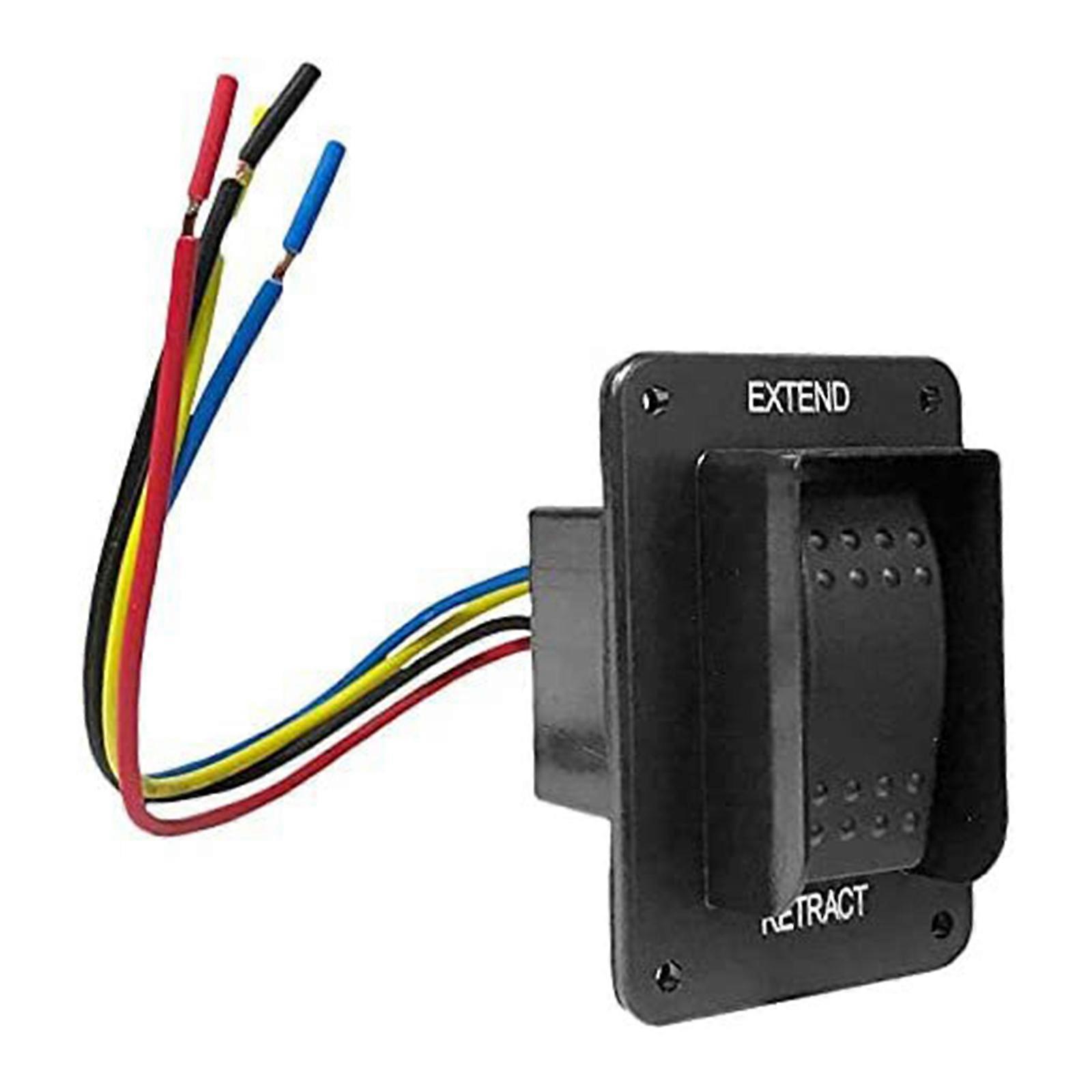 387874 Extend Retract Switches Assembly with Harness Replacement Stabilizer Jacks Switches for Stabilizer Jacks Multicolor