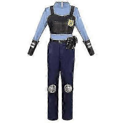 ズートピアジュディニックパフォーマンスコスチュームコスプラ親子ドレス高品質