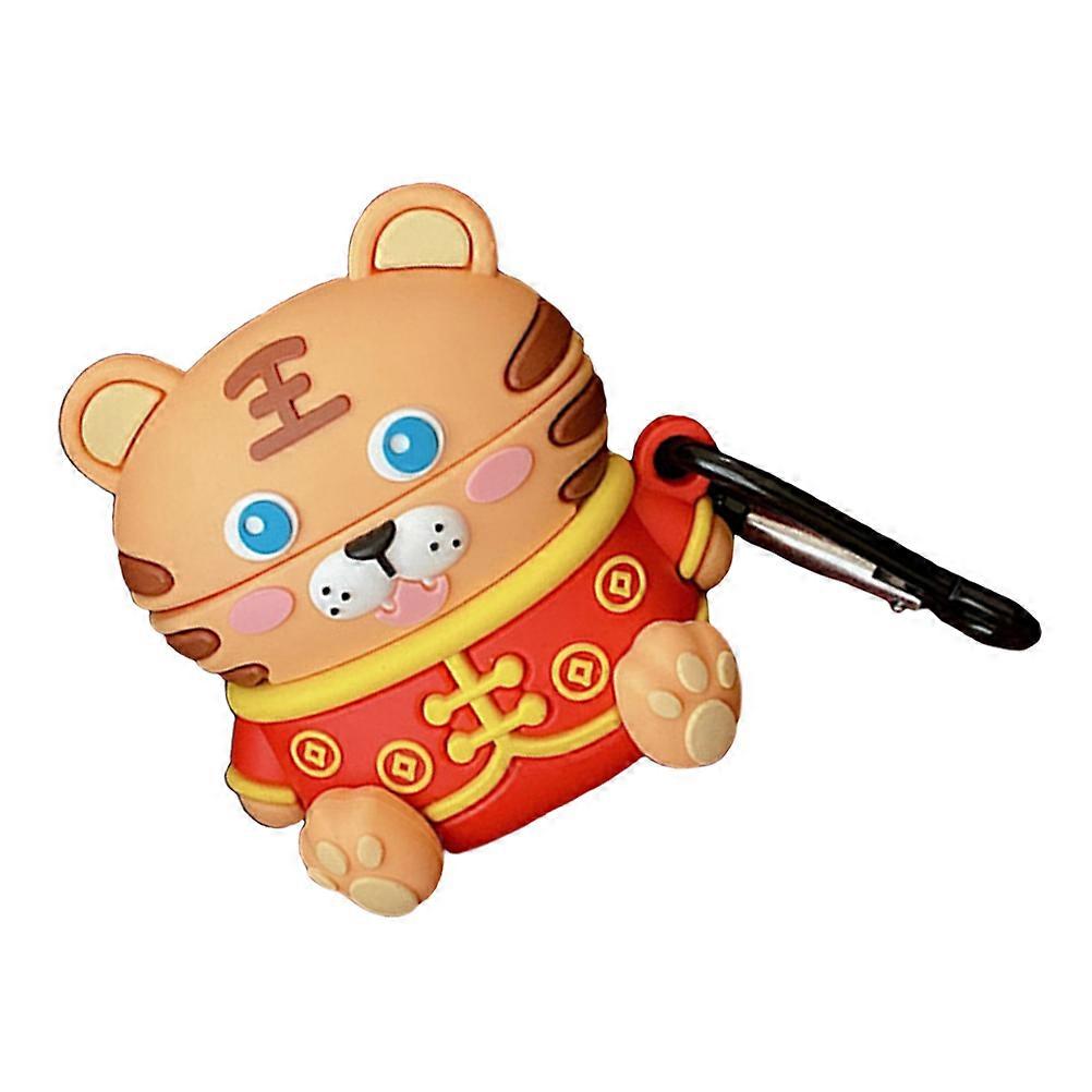 Silicone Earphone Storage Box Cartoon Earphone Case Compatible With AirPods Activities Small Size Design 3.1×2.4×1in 1Pcs