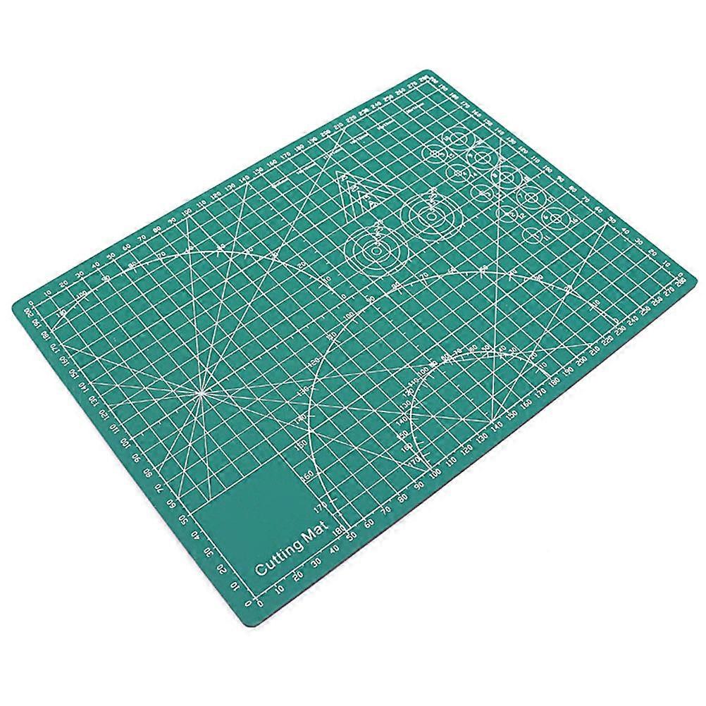Green Self- PVC Cutting Mat for Scrapbooking with Non-Slip Feature A4 Size