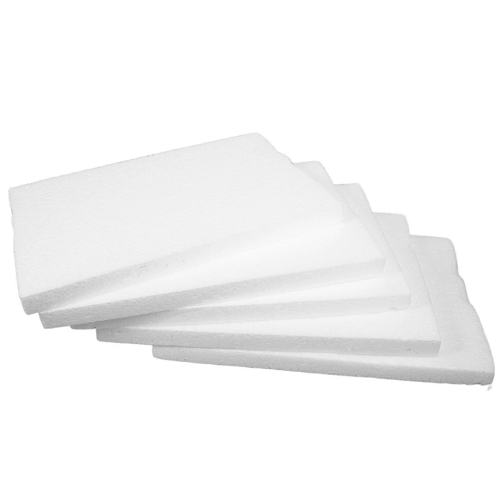 Cushion Packing Pads White Rectangular Foams Vibration Reduction Transportation Accessory 10Pcs