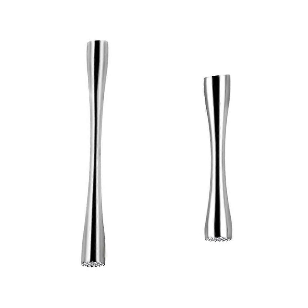 Rustfrit stål Cocktail Muddler Bar Ice Whisk Knust Hammer Ice Sticks Køkkenartikler Barværktøj Ref: 4408