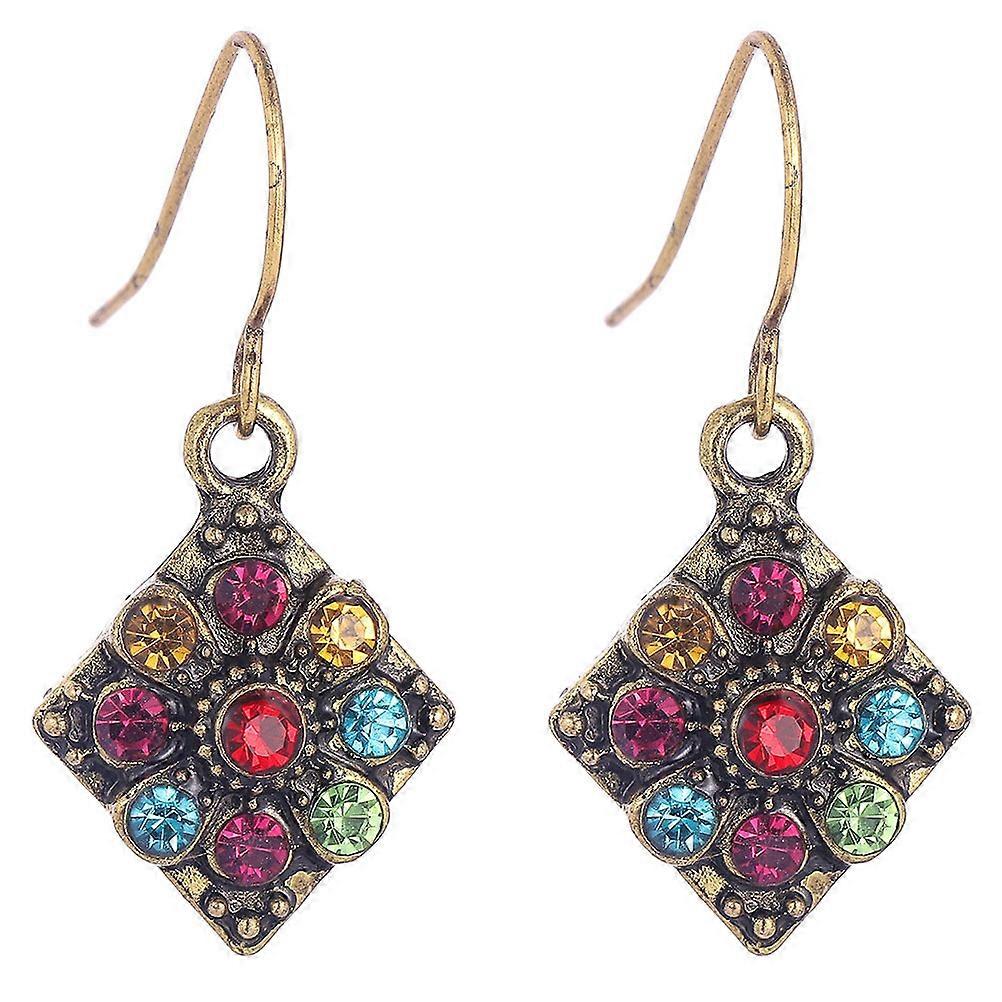 a refined and engaging product description for your **3 Pairs Bohemian Rhinestone Dangle Earrings**:
✨ **3 Pairs Bohemian Rhinestone Dangle