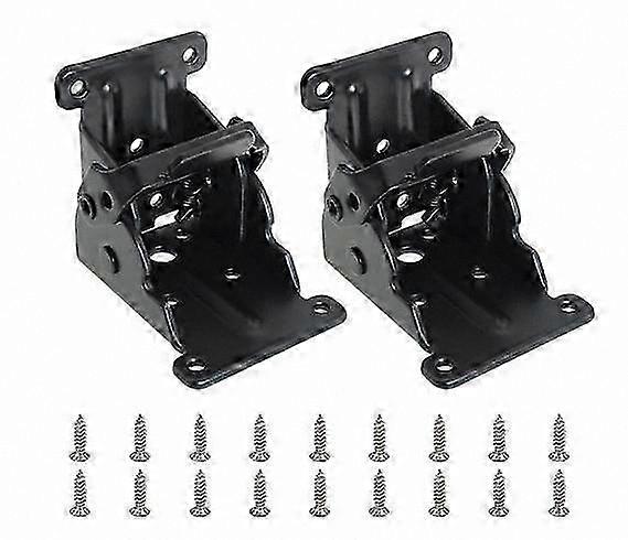 4-Pack Self-Locking Folding Brackets for Furniture, Hinges for Tables, Cabinets, and Shelves