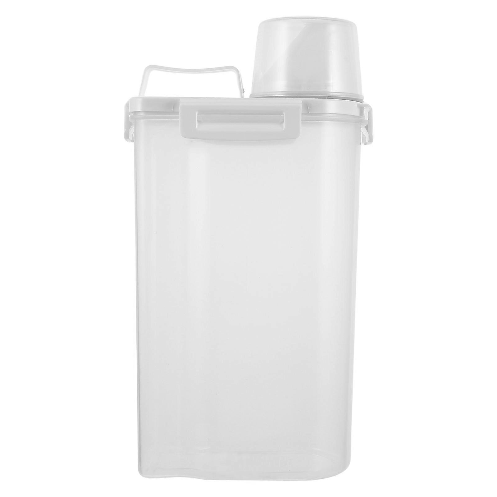 Laundry Dispenser Rectangular Plastic Container for Laundry Tasks Use Airtight Leakproof 3L 1Pack