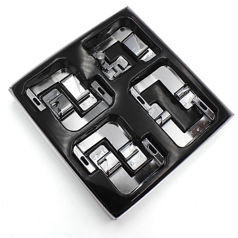 7 in 1 Sewing Machine Presser Foot Set for Home Use with Rolled Hem Presser Foot