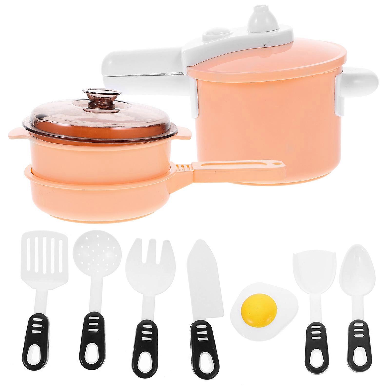 Imitation Kitchen Set For Kids Designed For Home Play Featuring Assorted Color And Enhancing Manipulative Skill Improvement 1 Set