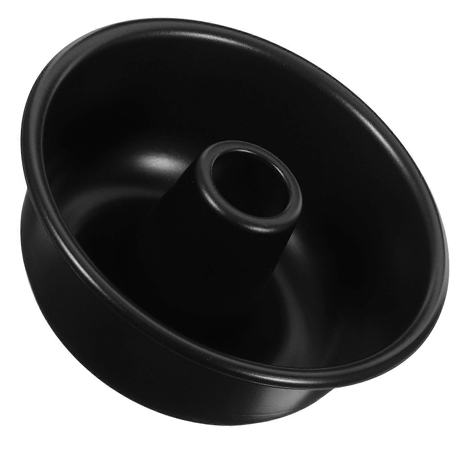 Black Aluminum Alloy Nonstick Donut Cake Mold for Baking Use Lightweight Easy to Clean and Store 6.3 Inches