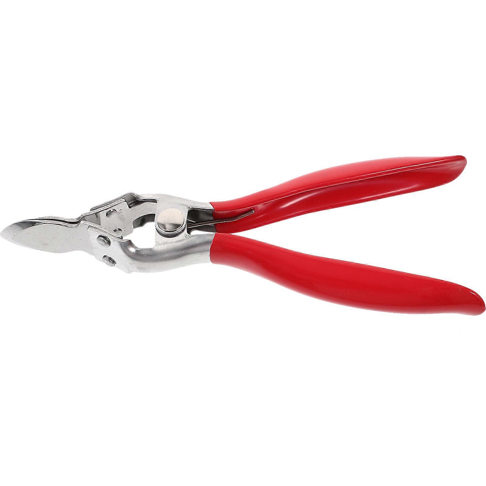 Durian Opener Stainless Steel and PP Material for Kitchen Use Red Color Lightweight Portable 6.3x4.5 Inches