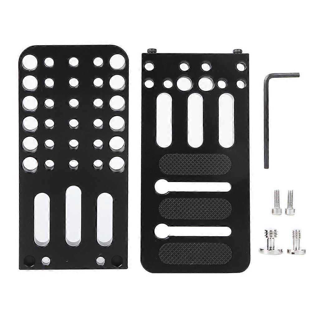 All Metal Universal Camera L shape Quick Release Plate Tripod Hydraulic Pressure Ballhead Vertical Shooting Plate