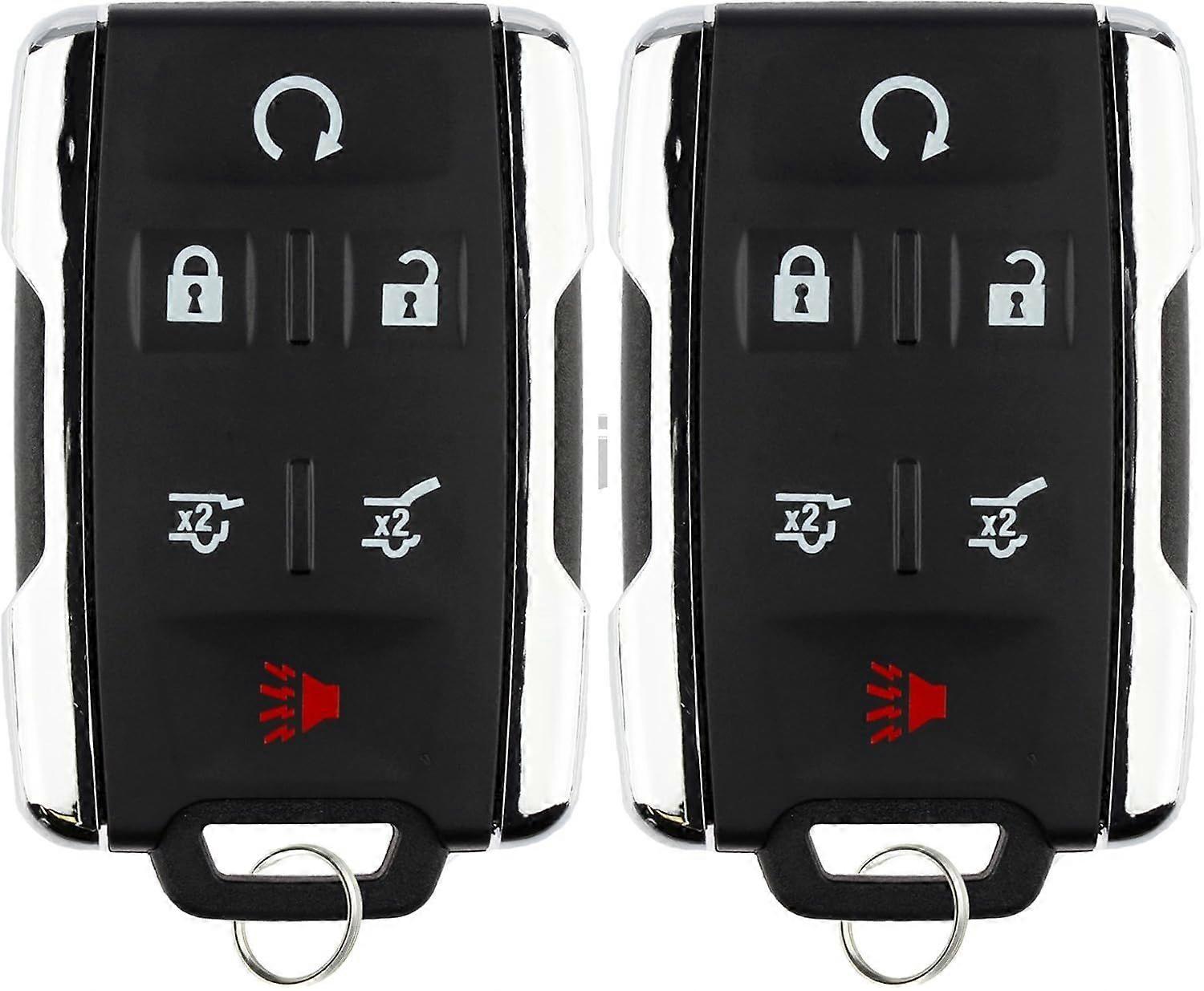 2025 Neueste KeylessOption Keyless Entry Fernbedienung Autoschlüsselanhänger für Suburban Tahoe