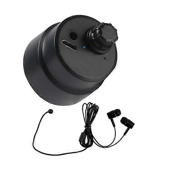 High strength through-wall microphone sound detection unit