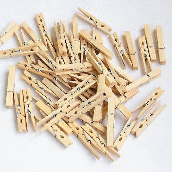 36 wooden clothespins