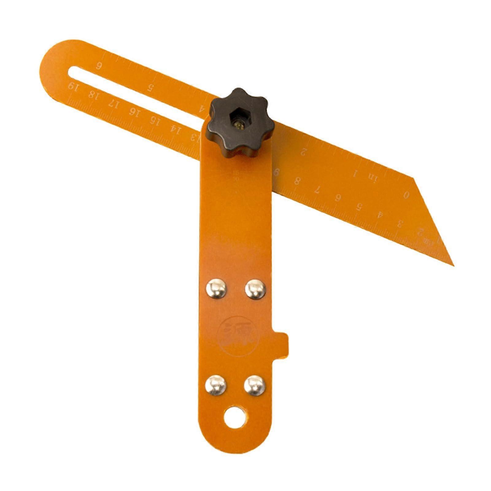 Angle Measuring Tool, T-Shaped 360-Degree Ruler, 19 Cm, For Handymen And Hobbyists, Precise Angle Gauge