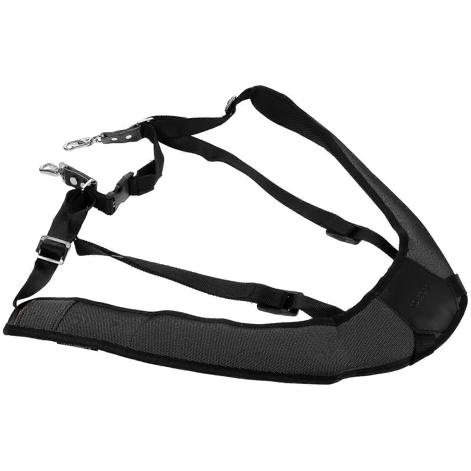 Musical Instrument Shoulder Strap For Drum Players 45X7.5X3CM Black Replacement For Damaged Straps 1Pack