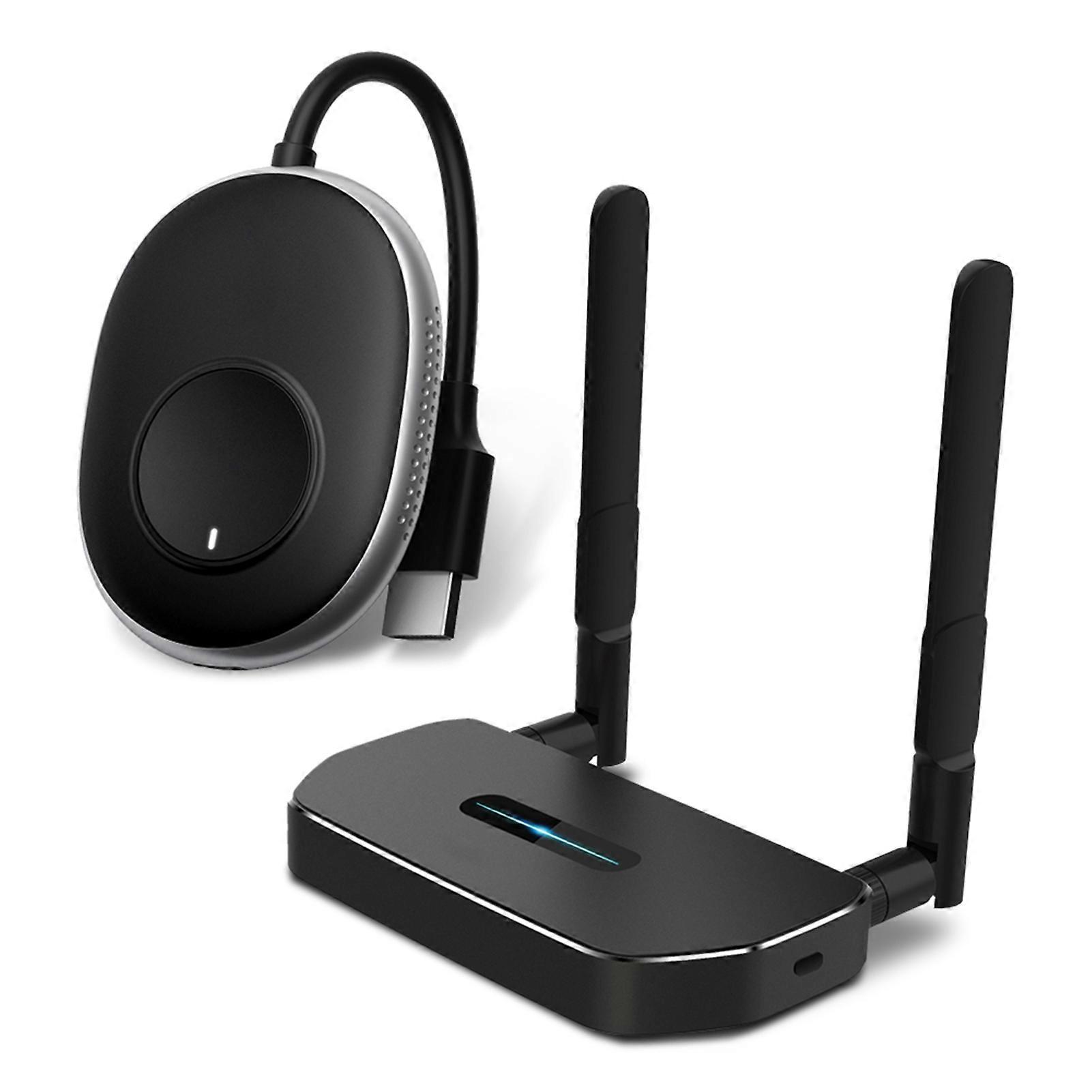 HD Wireless Transmitter Receiver Set 4K Display Adapter Long Range Plug and Play