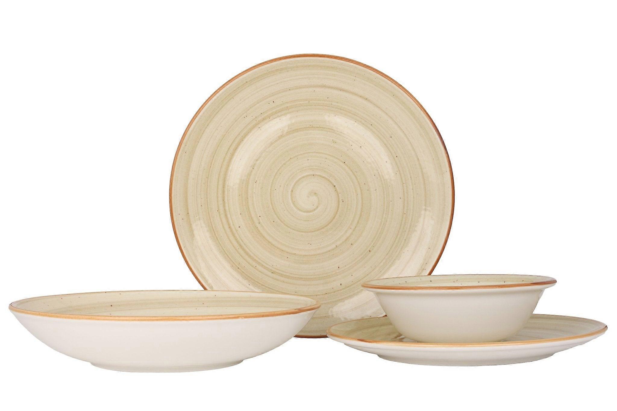 Bonna Dinnerware Set - Aura Terrain - 24 pieces - 6 persons - Porcelain